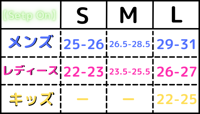 【超簡単】バートンビンディングのサイズ表3